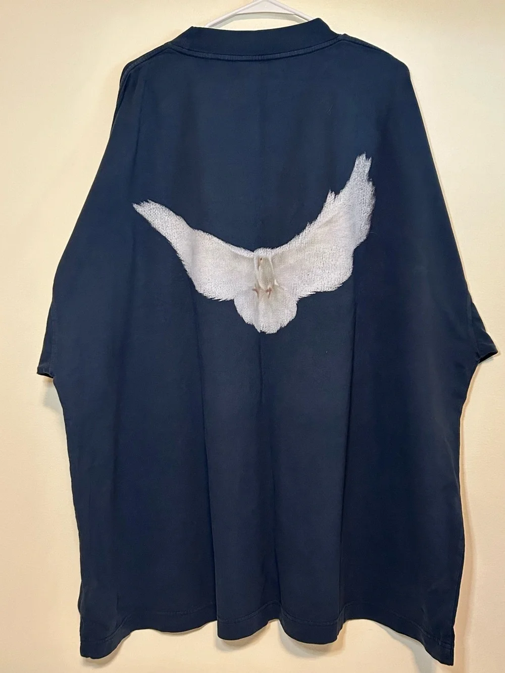 GAP YZY Oversized Navy Logo Sweatshirt